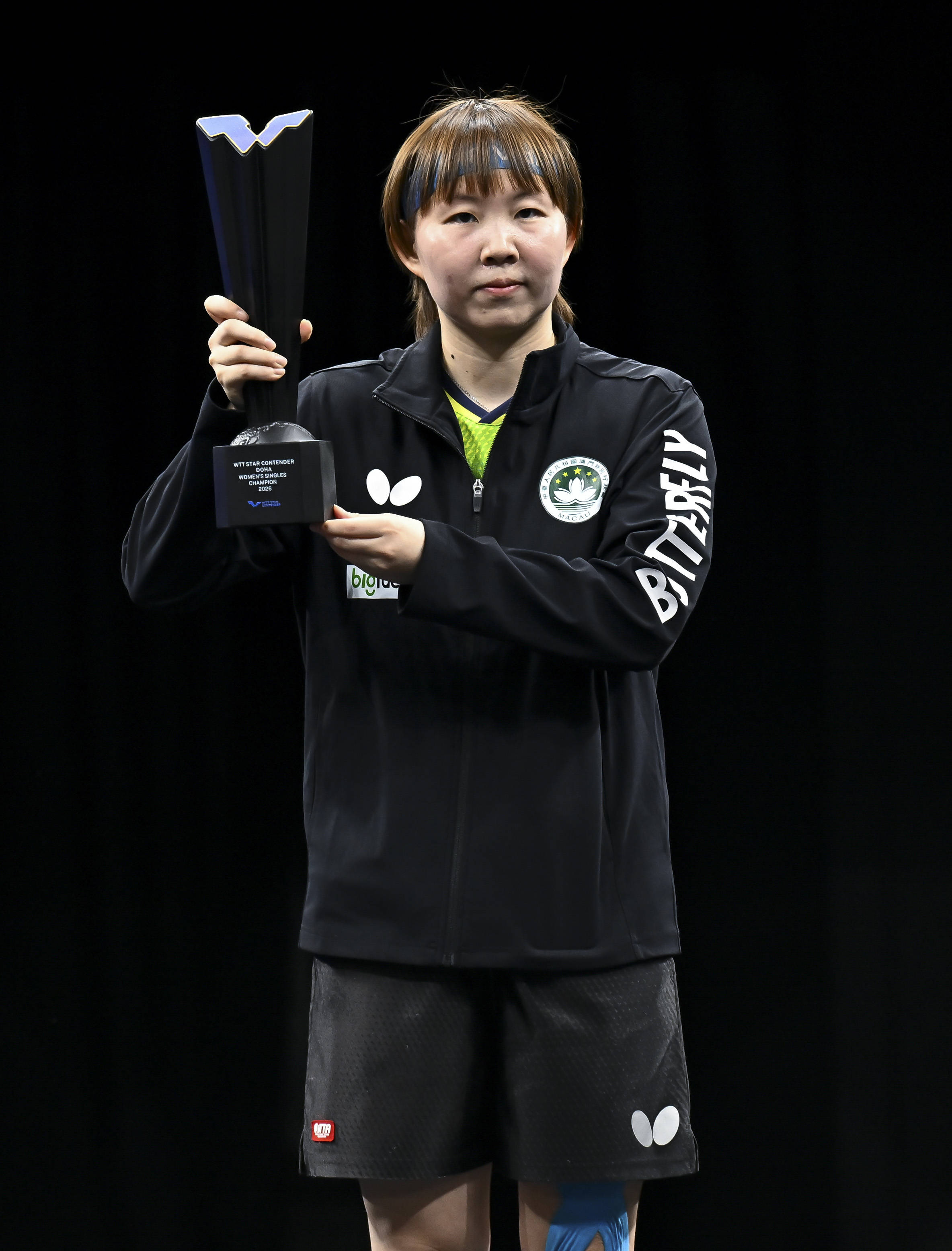 （体育）乒乓球——WTT球星挑战赛多哈站：朱雨玲夺得女单冠军