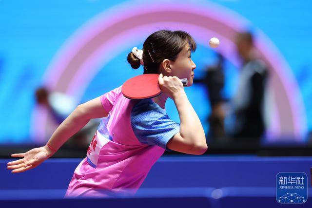 全运会｜孙颖莎亮相乒乓球女单比赛